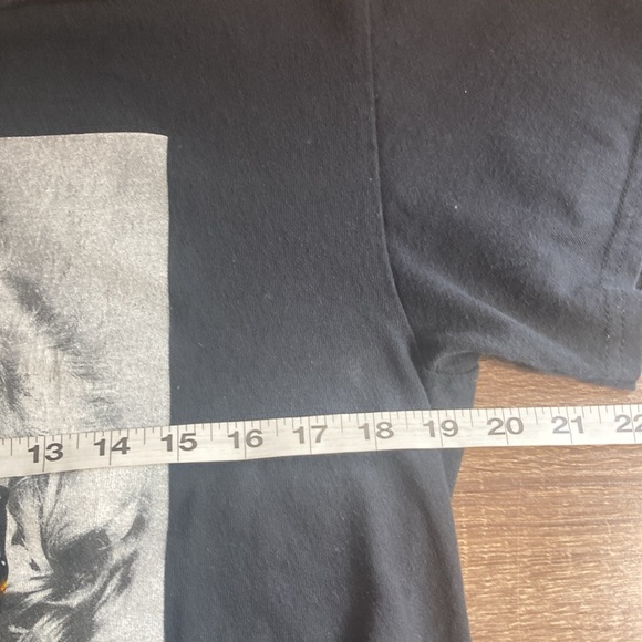 Gildan EUC Medium Black Marilyn Monroe Gangster T Shirt - Picture 5 of 7